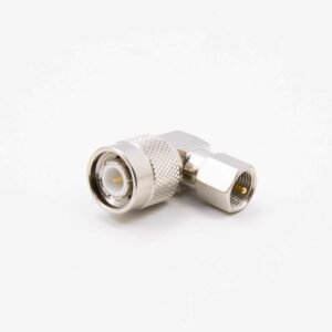 HF-Adapter, FME male - TNC male 90°
