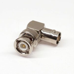 HF-Adapter, BNC male - BNC female (90°)