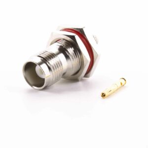 HF-Stecker, TNC female Chassis mit O-Ring für RG58/HF195 #CC431