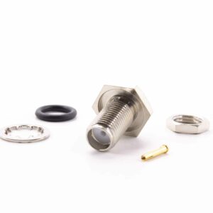 HF-Stecker, SMA female Chassis mit O-Ring für RG174/RG316 #CC784