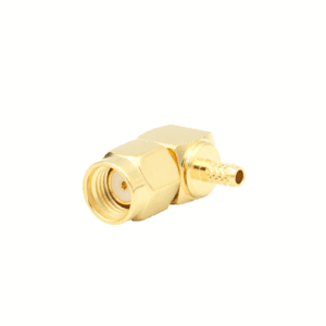 HF-Stecker, RP SMA male (90°) für RG174/RG316 #CK332-R