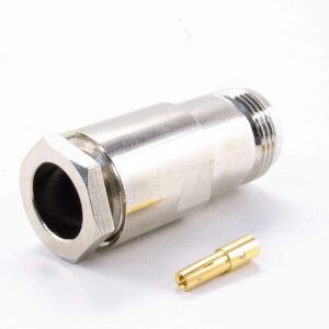 HF-Stecker, N female für Lötstecker, HF400 #CP323-400
