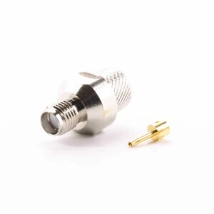HF-Stecker, SMA female für Löt/Crimp, HF400 #CP432-400
