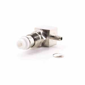 HF-Stecker, FME female (90°) für RG174/RG316 #CP435