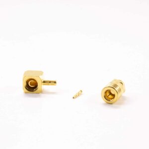 HF-Stecker, SMB female (90°) für RG174/RG316 #CP442V