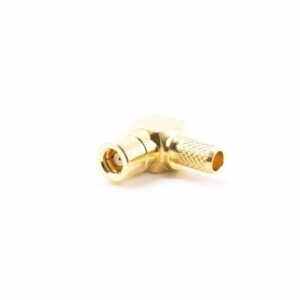 HF-Stecker, SMB female (90°) für RG58/HF195 #CP446