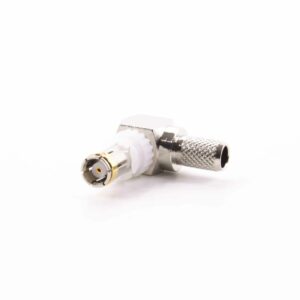 HF-Stecker, Fakra female 90° für RG58/HF195 #FF90RG58