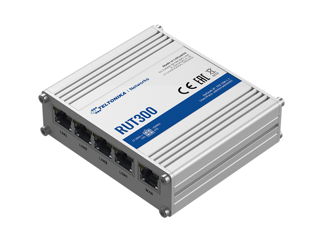Teltonika Industrieller Ethernet-Router RUT300 – Bild 2