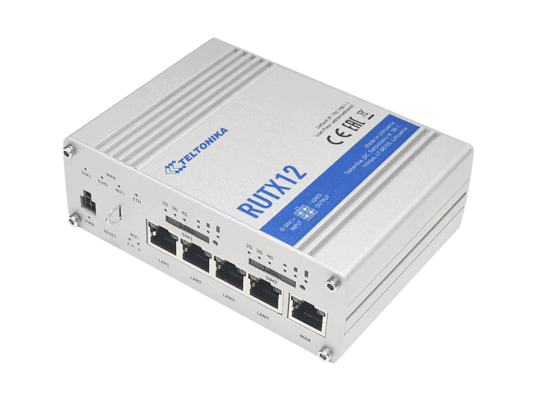 Teltonika LTE Advanced (LTE-A)-Router RUTX12 – Bild 2